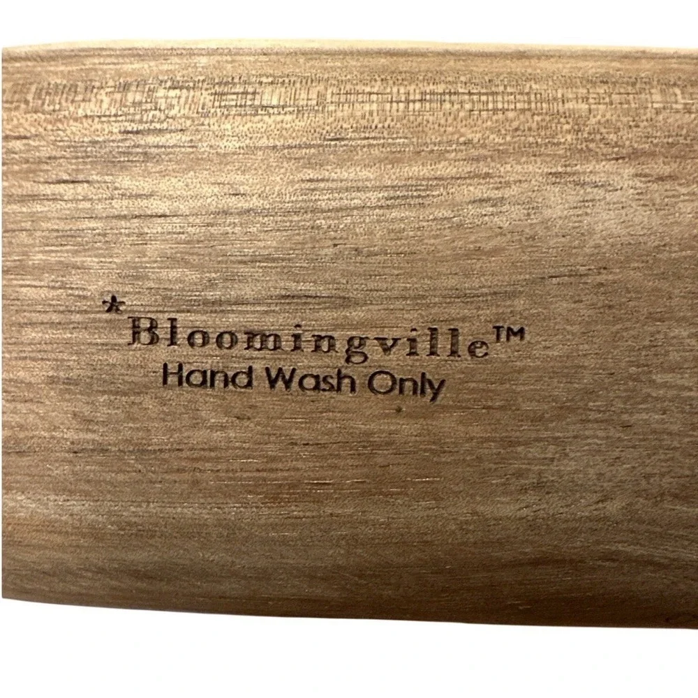 Cheese Grater Bloomingville Acaia Wood Stainless Steel  Built In Bowl Handle 10